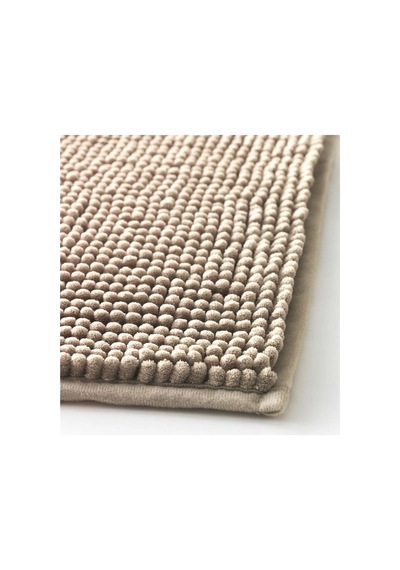 Ikea Toftbo Yuvarlak Banyo Halısı Paspas 55 X 55 Cm Bej