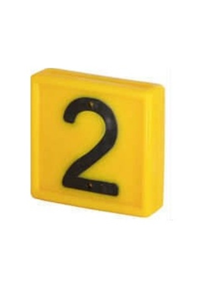 Sarı Numara "2"