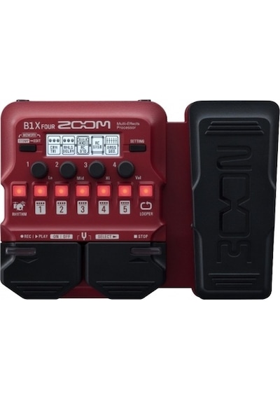 Zoom B1x Four Expression Pedallı Bass Multi-efekt Prosesörü