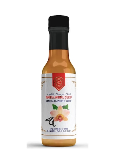 Nish Vanilya, Karamel, Beyaz Çikolata, Çikolata Aromalı Şurup 4x250 Ml - Pet Şişe