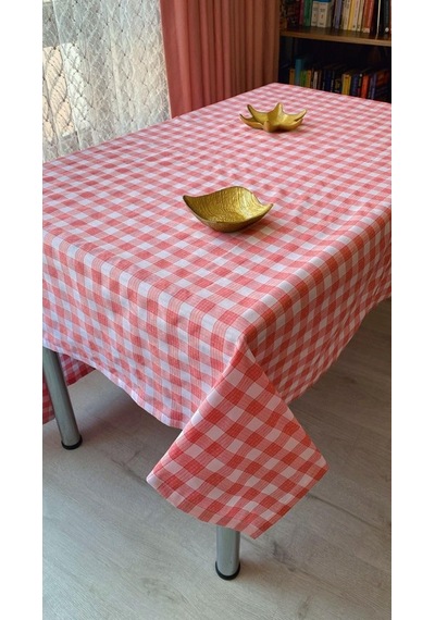 Defnelam Örtüsü Sofra Bezi 170x170 Cm Pembe Büyükkare Sku: Zeusb0dxx56f5q 150 x 220