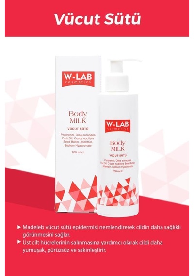 Body Milk Vücut Sütü 200 Ml