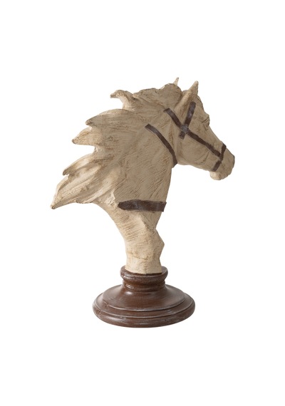 Mudo Home Brown Horse Biblo 40x18x37 Cm