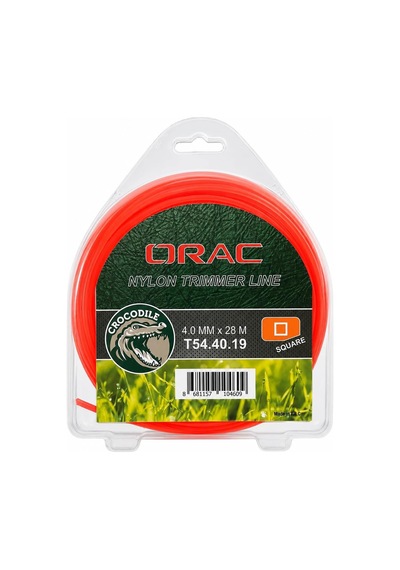 Orac Kare Tırpan Misinası 4.0 Mm X 28 Mt Turuncu Çok Renkli