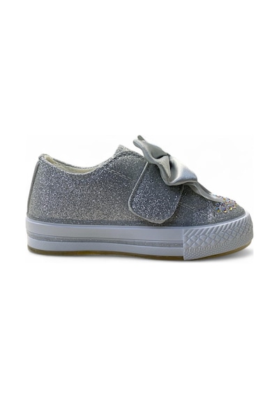 Tuğba Ortopedi 1210 Kız Çocuk Okul Öncesi Kurdele Işıklı Sneaker GÜMÜŞ Gümüş