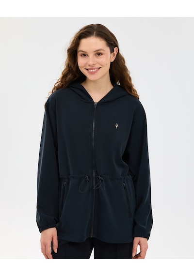 Skechers W Soft Touch Full Zip Kadın Siyah Ceket S2610026-3817
