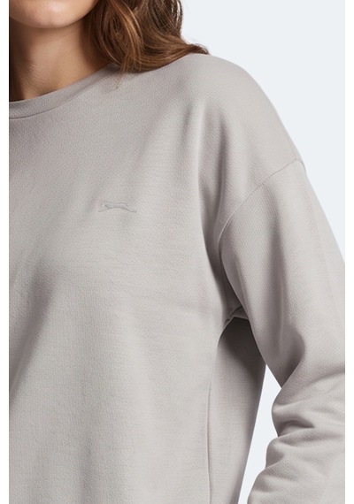 Slazenger Kunto I Kadın Gri Sweatshırt