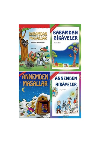 Hikayeler Ve Masallarla Değerler Eğitim Seti 4 Kitap / Mürşi...