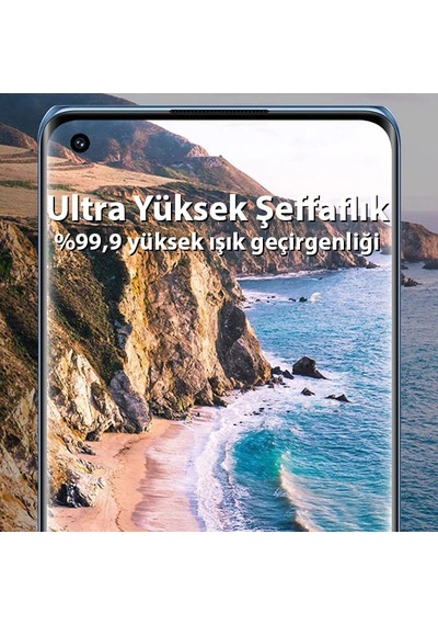 Oppo Reno6 Pro 3d Full Tempered Cam Kamera Koruyucu- 5775 Şeffaf