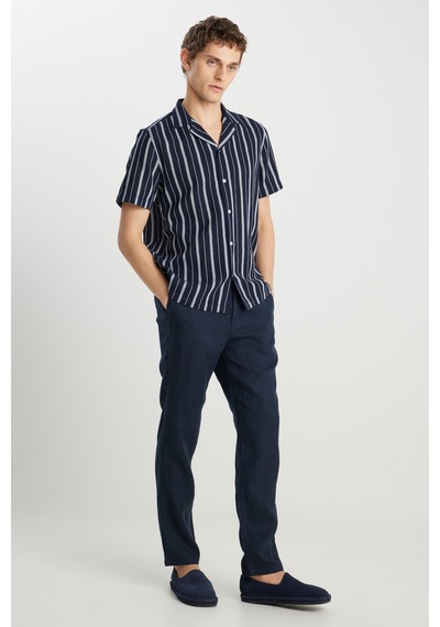 Wrangler Pamuk Relaxed Fit Geniş Kesim Lacivert Gömlek Çok Renkli