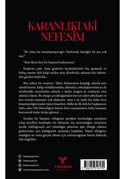Karanlıktaki Nefesim - Aslı Kul - Theseus Yayınevi