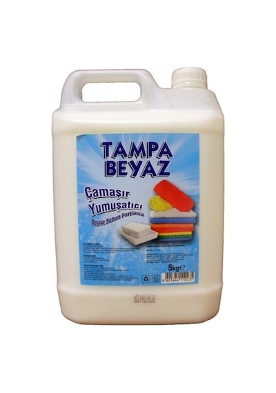 Tampa Beyaz Sabun Parfümlü Yüzey Temizleyici + Çamaşır Yumuşatıcı 4 x 5 L
