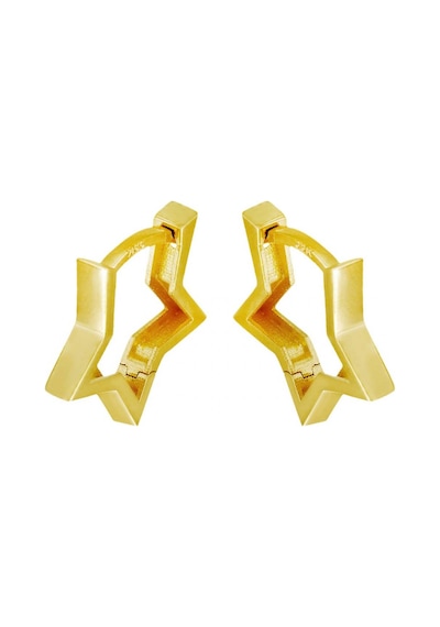 22 Ayar Altın Yıldız Küpe T076619 Sarı Altın