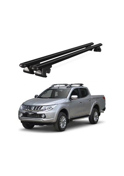 Venüs Mitsubishi L200 2015-2023 Uyumlu Siyah Ara Atkı Port Bagaj Tavan Barı