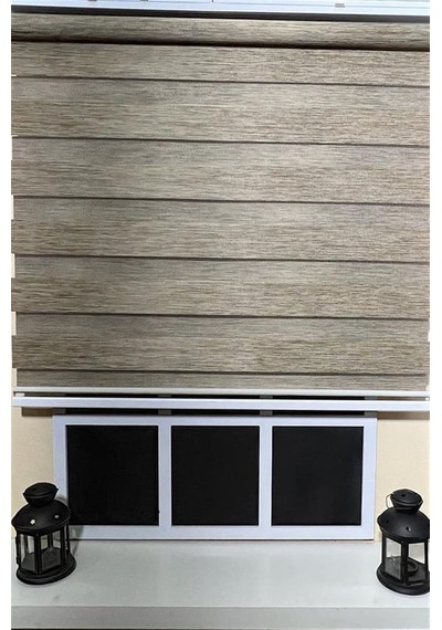 Zebra Stor Perde Kahverengi Stb 400v05-d Çok Renkli