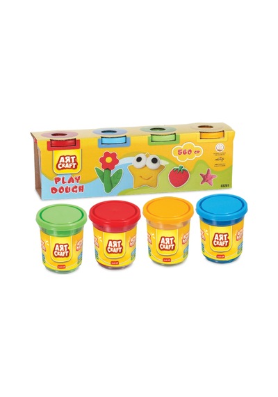 Dede 4Lü Oyun Hamuru Seti / 560Gr