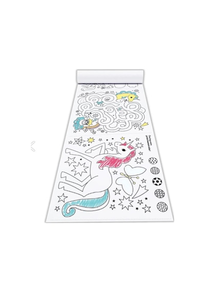 Unicorn Magic Tek Boynuzlu At Dev Boyama Kağıdı Boyama Rulosu Büyük Boy 5 Metre - 808527452