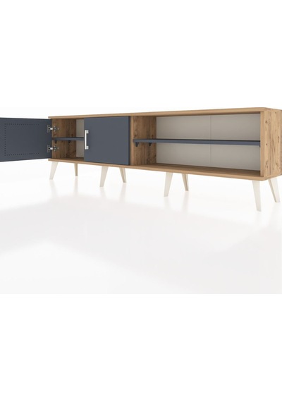 Arges Tv Ünitesi 2 Raflı 2 Kapaklı 176x30x51 Çam-antrasit/antrasit Antrasıt/antrasıt Arges Tv Ünitesi 2 Raflı 2 Kapaklı 176x30x51 Çam-antrasit/antrasit Antrasıt/antrasıt