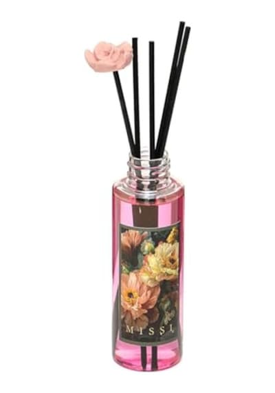 Ml Rose-pudra Yedek Esans Ve Bambu Çubuk Seti