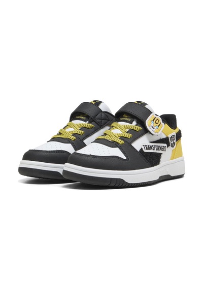 407760-01 Puma Rebound Slam Transformers Ac Ps Çocuk Spor Ayakkabı Siyah 407760-01 Siyah - Sarı