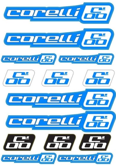 Corelli Bisiklet Sticker Seti Diğer