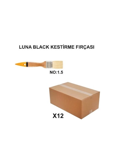 Kestirme Fırça No 1.5 - 12 Adet Set, Kaliteli Fırçalar