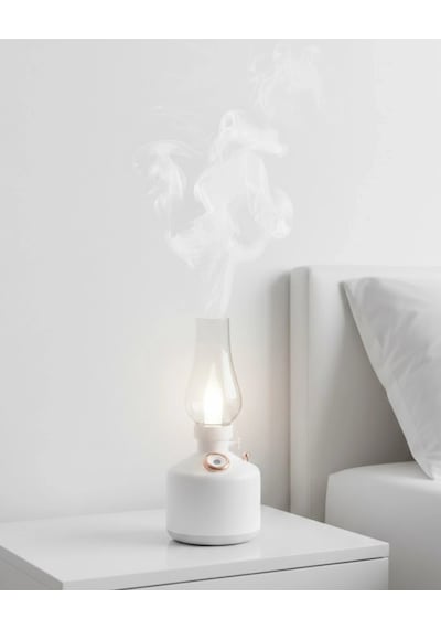 Mey İthalat Retro Gaz Lambası Tasarımlı Usb Şarjlı Aroma Difüzörü 280 Ml Nano Mist Nemlendirici