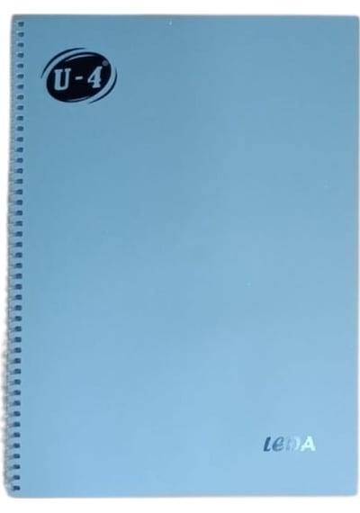 U-4 A4 Pp Kp Spiralli 40 Yp Kareli Defter-gri