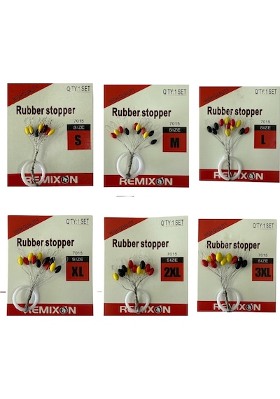 Remixon 7015 Kauçuk Misina Stoperi 12 Adet No:s