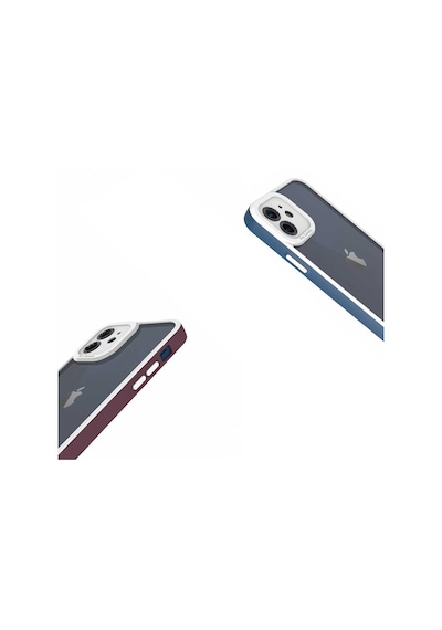 Apple Uyumlu iPhone 12 Kılıf Zore Mima Kapak Koyu Yeşil