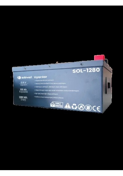 Solinved 12.8 V 100ah Lifepo4 Lityum Akü
