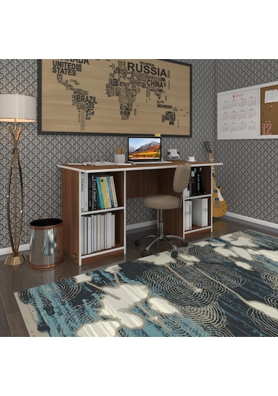 Kenzlife Ofis Masası Pat Morita Cvz 75 160 80 Raflı Dolap Çiftli Şeritli Bilgisayar Çalışma Masası Kenzlife Ofis Masası Pat Morita Cvz 75 160 80 Raflı Dolap Çiftli Şeritli Bilgisayar Çalışma Masası