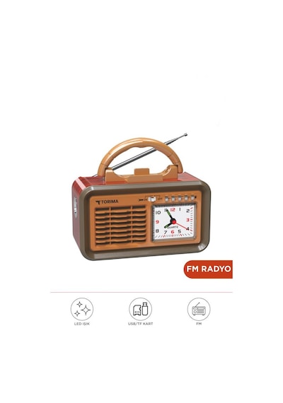 Torima D60 Nostalji Radyo Kablosuz Bluetooth Hoparlör