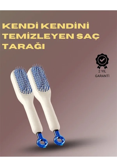 Kendini Temizleyen Masajlı Saç Tarağı Anti-statik, Ergonomik Tasarım Akyı-318845