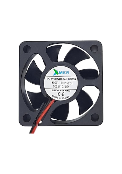 Xmer 50X50X15Mm 12V 0.15A 2 Kablolu Fan
