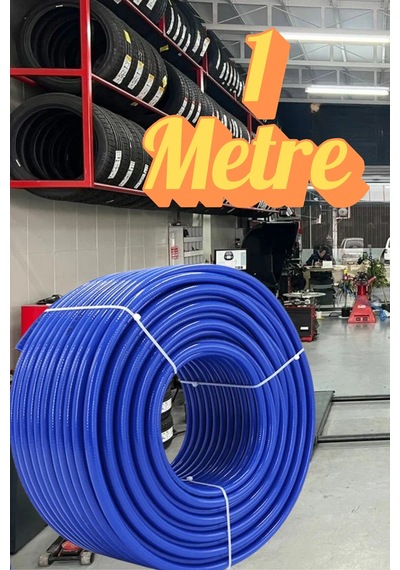 1 Metre Kompresör Hava Hortumu 8 Mm Termo Hortum Mavi Thermo Hortum Basınca Dayanıklı Hortum
