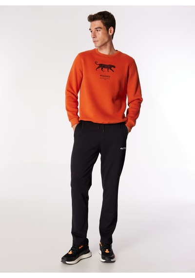 Discovery Expedition Koyu Turuncu Erkek Bisiklet Relaxed Baskılı Sweatshirt D4wm-swt3247 Discovery Expedition Koyu Turuncu Erkek Bisiklet Relaxed Baskılı Sweatshirt D4wm-swt3247