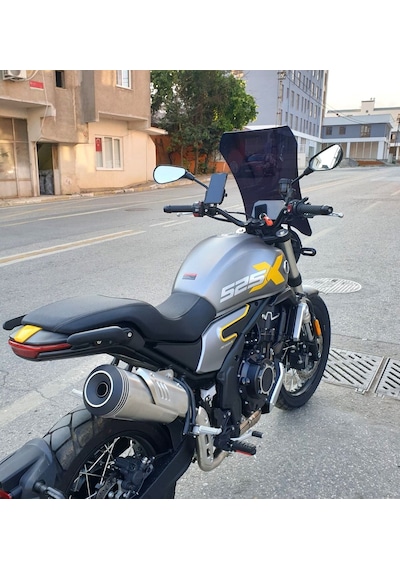 Motocam Voge Acx 525 Ön Cam 2023-2026 Model 58cm Siyah Renkli 4mm