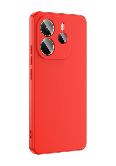 Xiaomi Redmi Note 14 4g Kılıf Yumuşak Silikon Kamera Korumalı Lansman Ata Pro Tech Lacivert