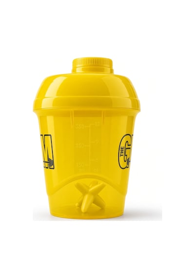 Gym Shaker 400 Ml Ölçekli Sızdırmaz Kapaklı Protein Shaker Sarı