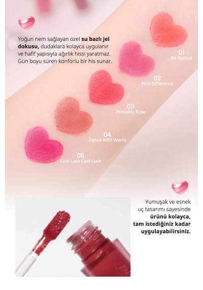 Perıpera Ink Jellable Tint 03 Probably Rose