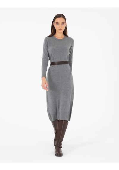 Pierre Cardin Kadın Antrasit Elbise Triko 50296580-vr006 Antrasit