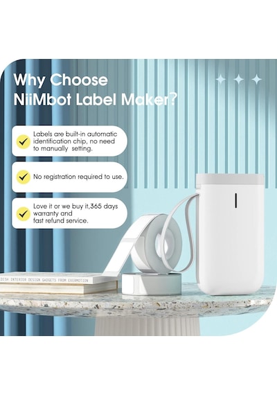 Niimbot D11 Bluetooth Taşınabilir Termal Etiket Yazıcı Yeşil
