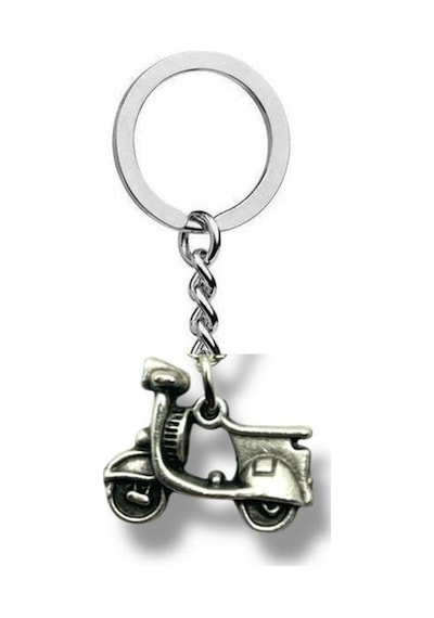 Asphalt Rider Motorsiklet Figürlü Unisex Metal Anahtarlık