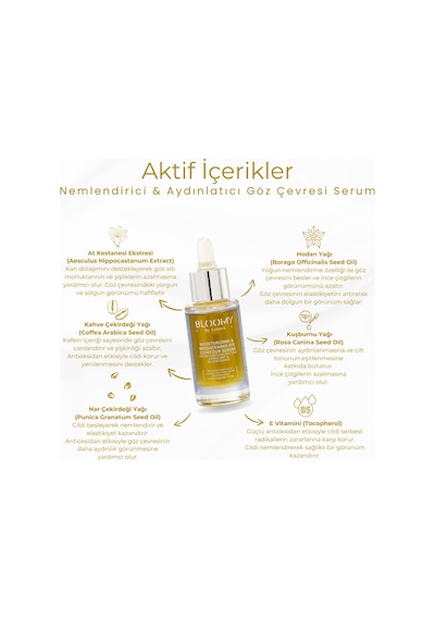 Nemlendirici & Aydınlatıcı Göz Çevresi Serumu