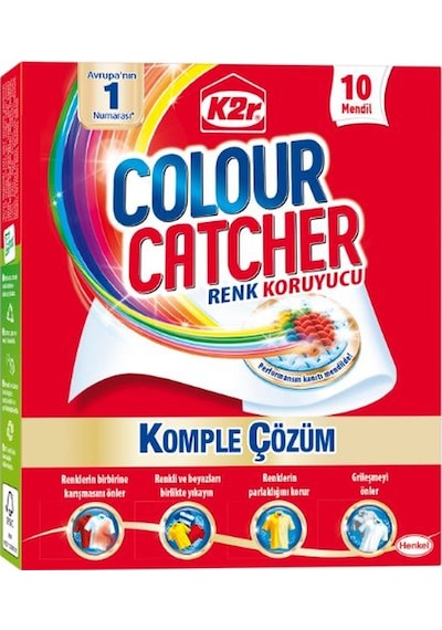 K2r Colour Catcher Renk Koruyucu Mendil 10'lu