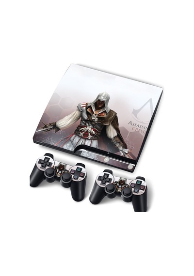 PS3 Slim Assasins Creed Sticker Kaplama Seti