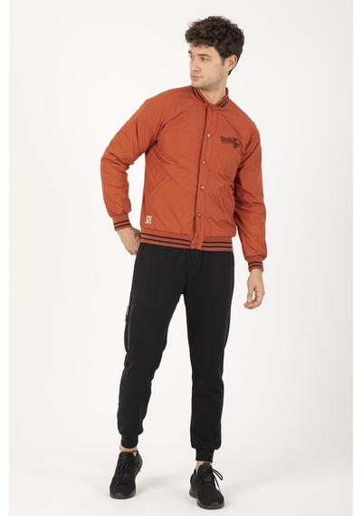 Maraton Sportswear Regular Erkek Hakim Yaka Uzun Kol Kiremit Mont 21379-kiremit Kiremit