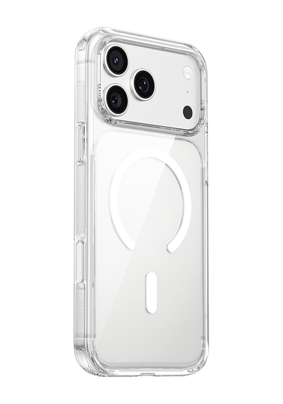 Apple Uyumlu iPhone 17 Pro Kılıf M-safeli Wiwu Cs-202 Crystal Shield Pro Seri Anti Yellowing Sert Pc Kapak Şeffaf
