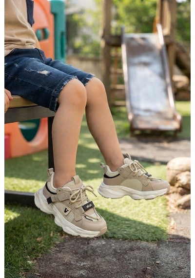 Vicco Ceni Bej Anatomik Rahat Sneaker Kız Çocuk Ayakkabı 346.f26k.125